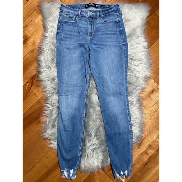 Hollister Denim - Hollister Curvy High-Rise Super Skinny Jeans Classic Stretch Denim Blue Size 7S
